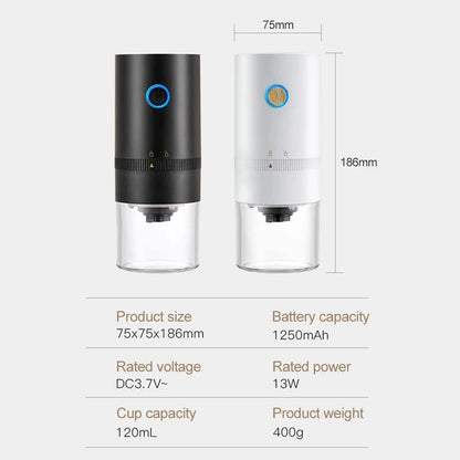 USB-Rechargeable Burr Coffee Grinder