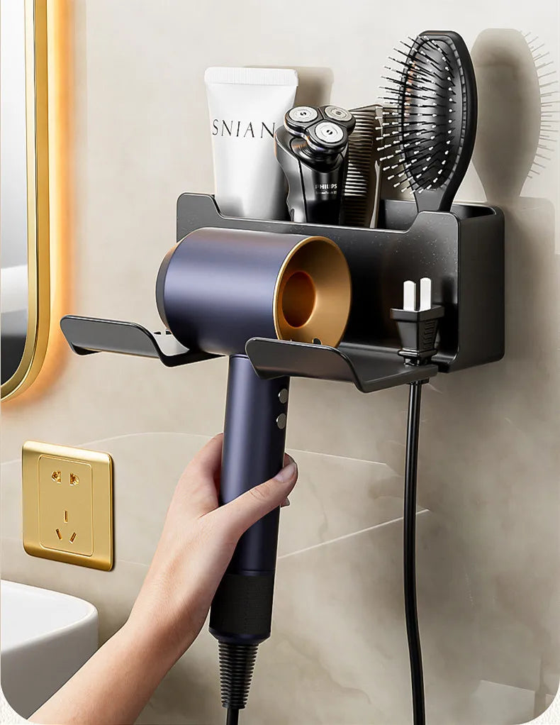 Wall Mounted Hair Dryer Holder