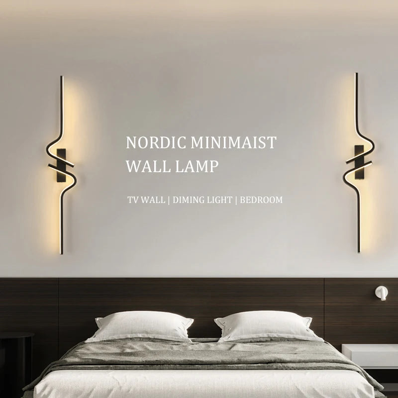 Wall Light Creative Stri Led