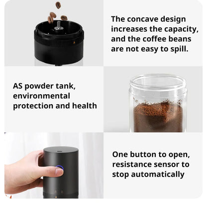 USB-Rechargeable Burr Coffee Grinder