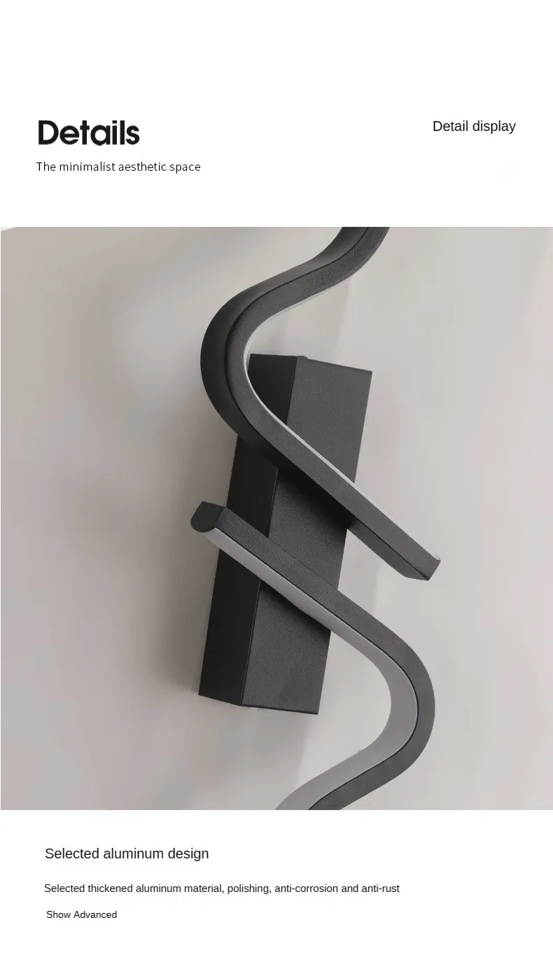 Wall Light Creative Stri Led