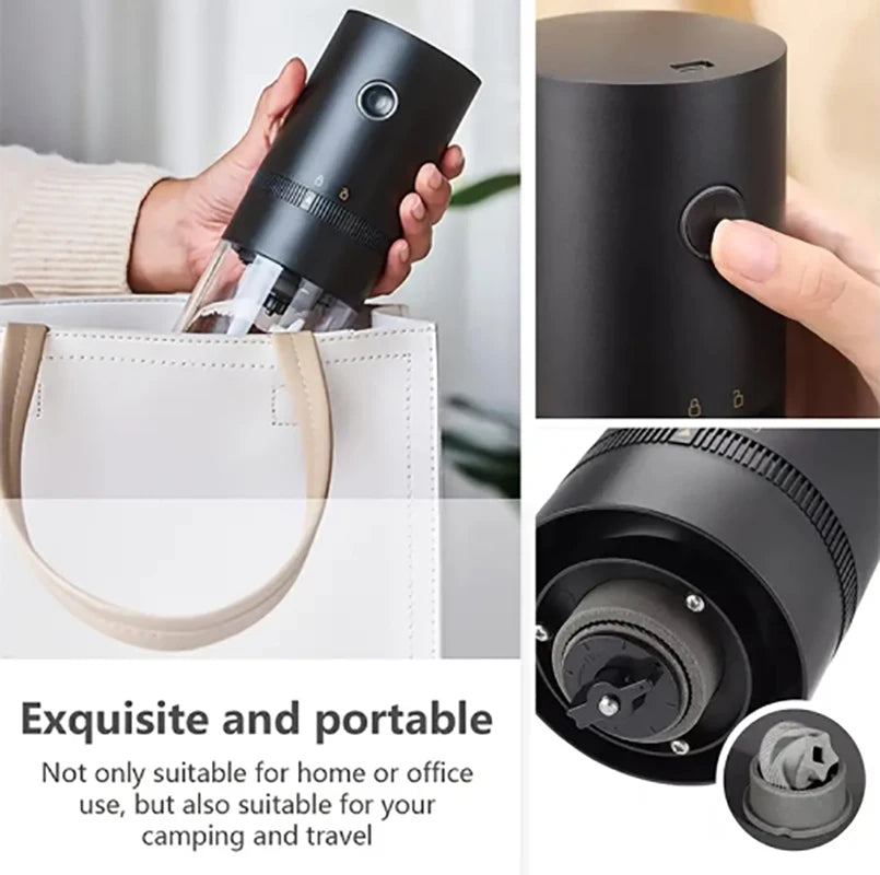 USB-Rechargeable Burr Coffee Grinder