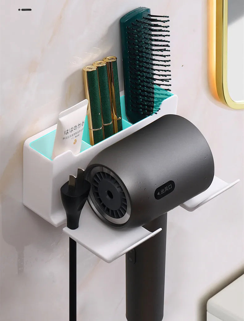 Wall Mounted Hair Dryer Holder