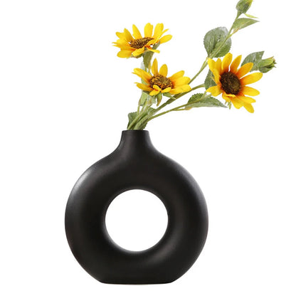 Nordic Vase Circular Hollow