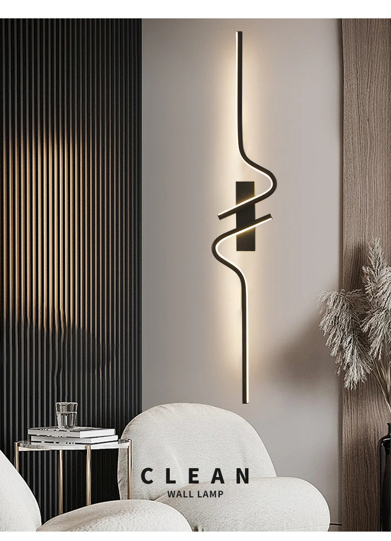 Wall Light Creative Stri Led