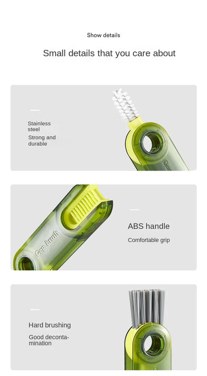 3 In 1 Bottle Gap Cleaner Brush