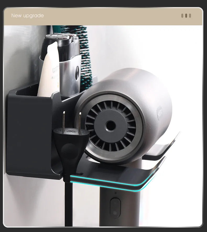 Wall Mounted Hair Dryer Holder