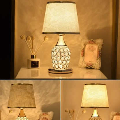 European-Style Crystal Table Lamp