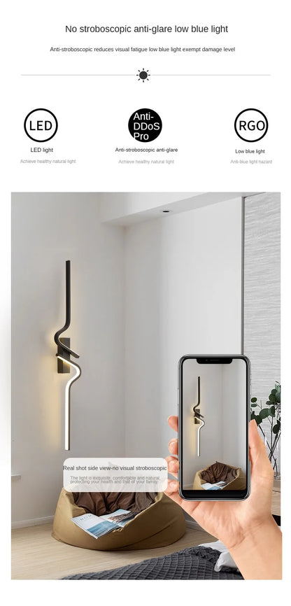 Wall Light Creative Stri Led