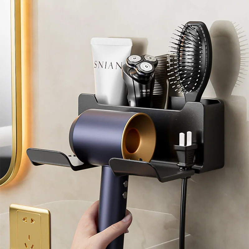 Wall Mounted Hair Dryer Holder