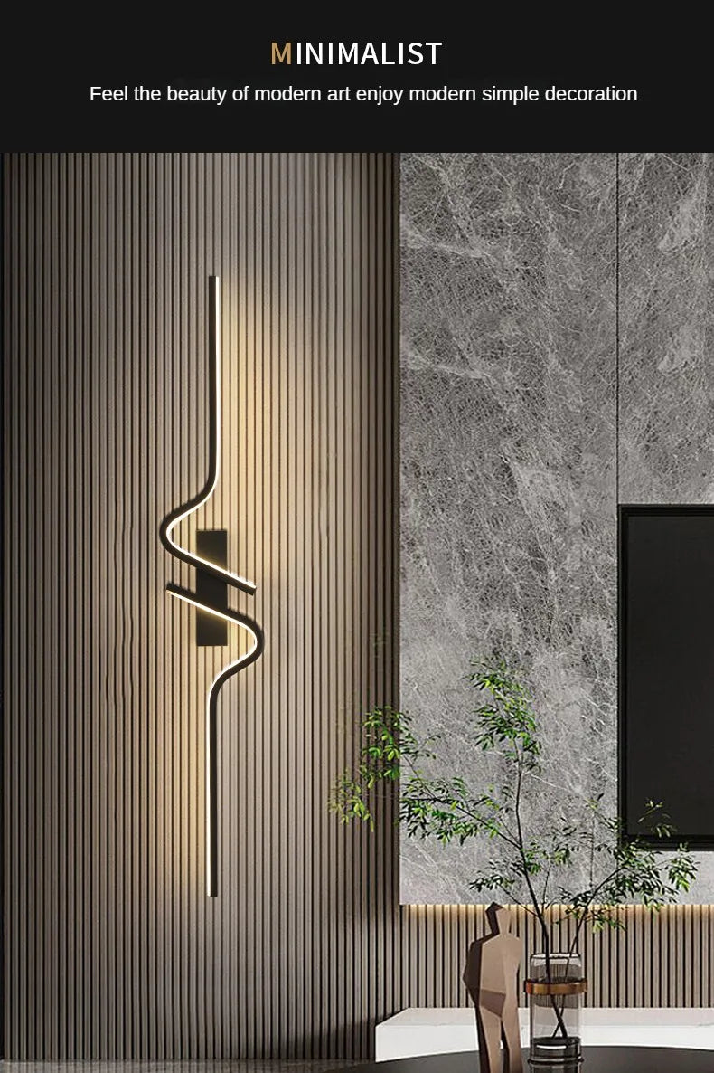 Wall Light Creative Stri Led