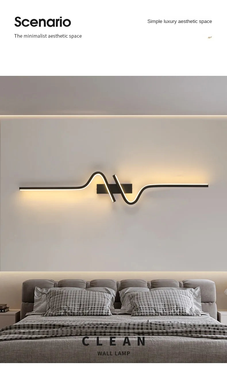 Wall Light Creative Stri Led