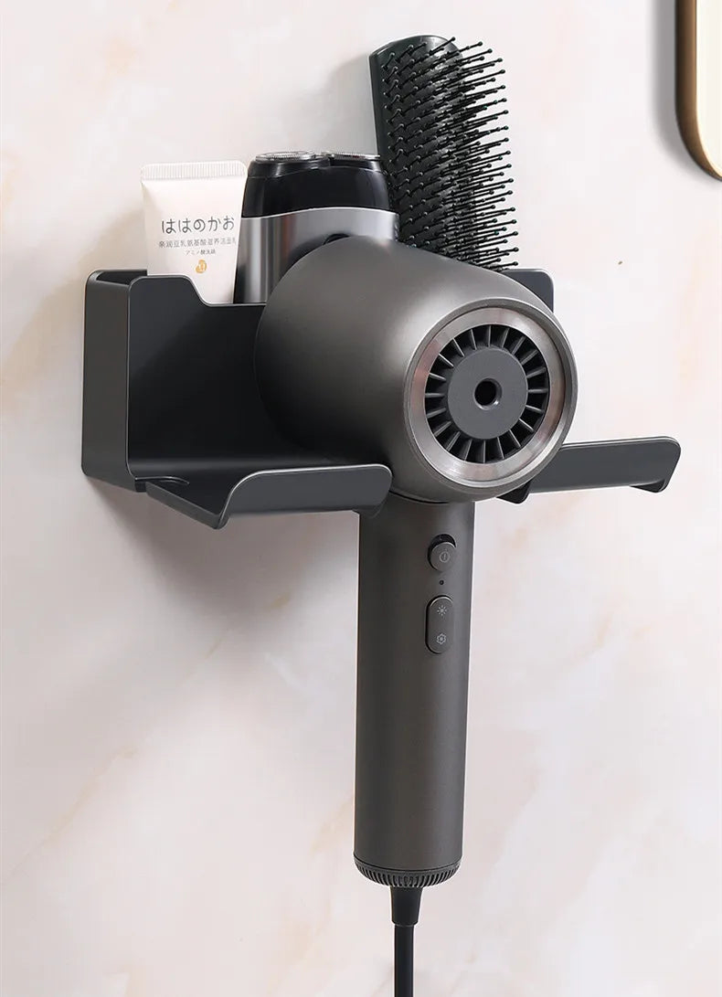 Wall Mounted Hair Dryer Holder