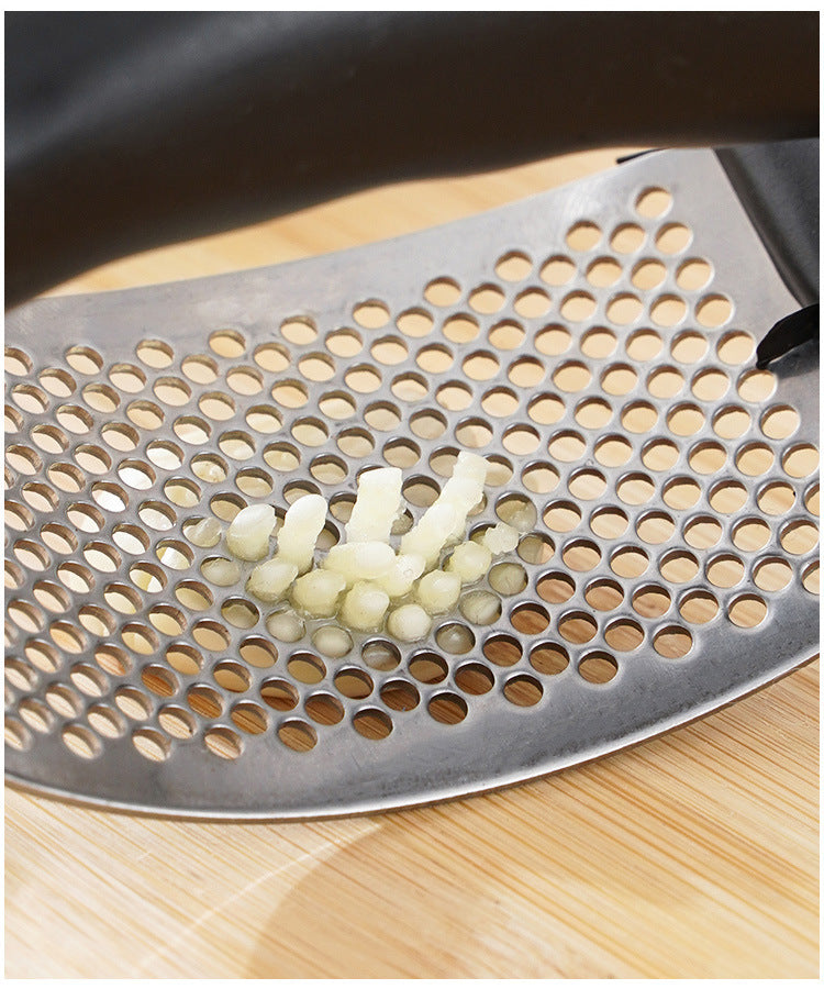 Stainless Steel Garlic Press Crusher