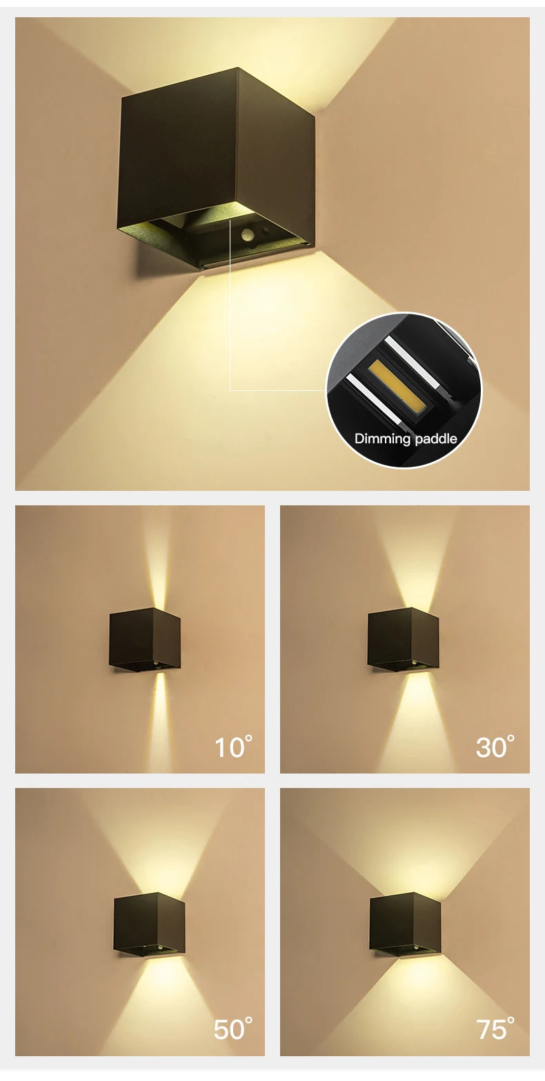 LED Intelligent Motion Sensor Wall lamp