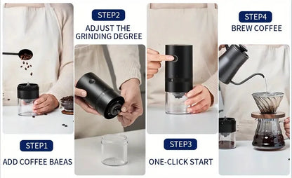 USB-Rechargeable Burr Coffee Grinder