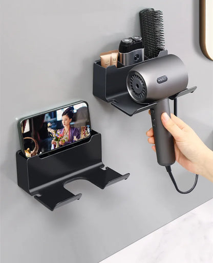 Wall Mounted Hair Dryer Holder