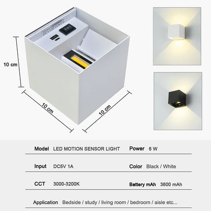 LED Intelligent Motion Sensor Wall lamp